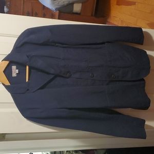 J.Crew Wallace & Barnes Slim-fit Chore Blazer in Cotton-Linen, Navy, 41R